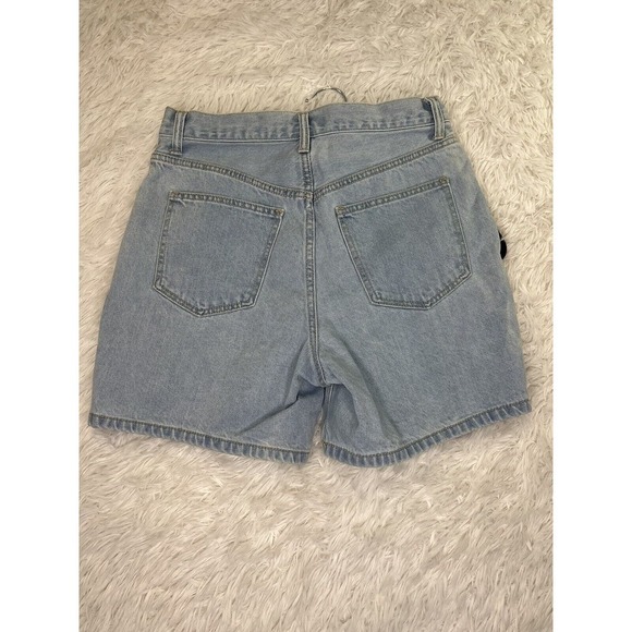 Forever 21 Size 28 Shorts Denim Jean Booty Distressed Ripped Five Pocket Blue - Picture 9 of 9